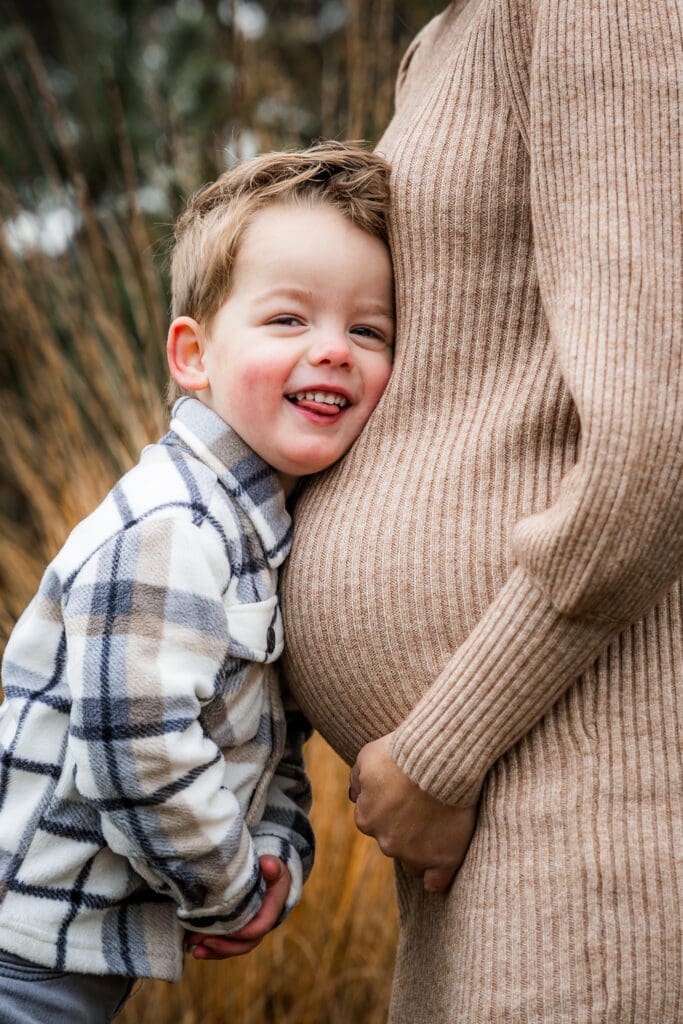 Zwangerschapsshoot met kinderen
